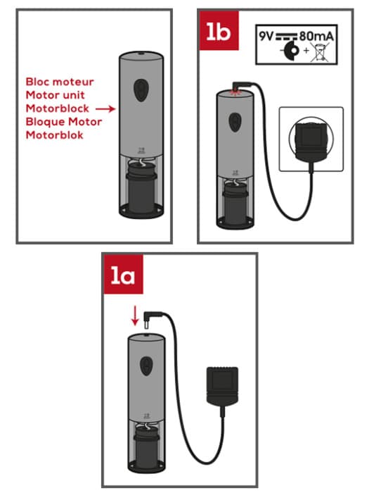 Elektrischer korkenzieher elis Aus edelstahl - wiederaufladbar, 20 cm - Peugeot Saveurs