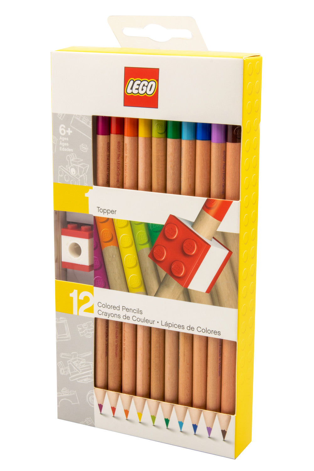ЛЕГО® оловке у боји са врхом - 12 различитих боја